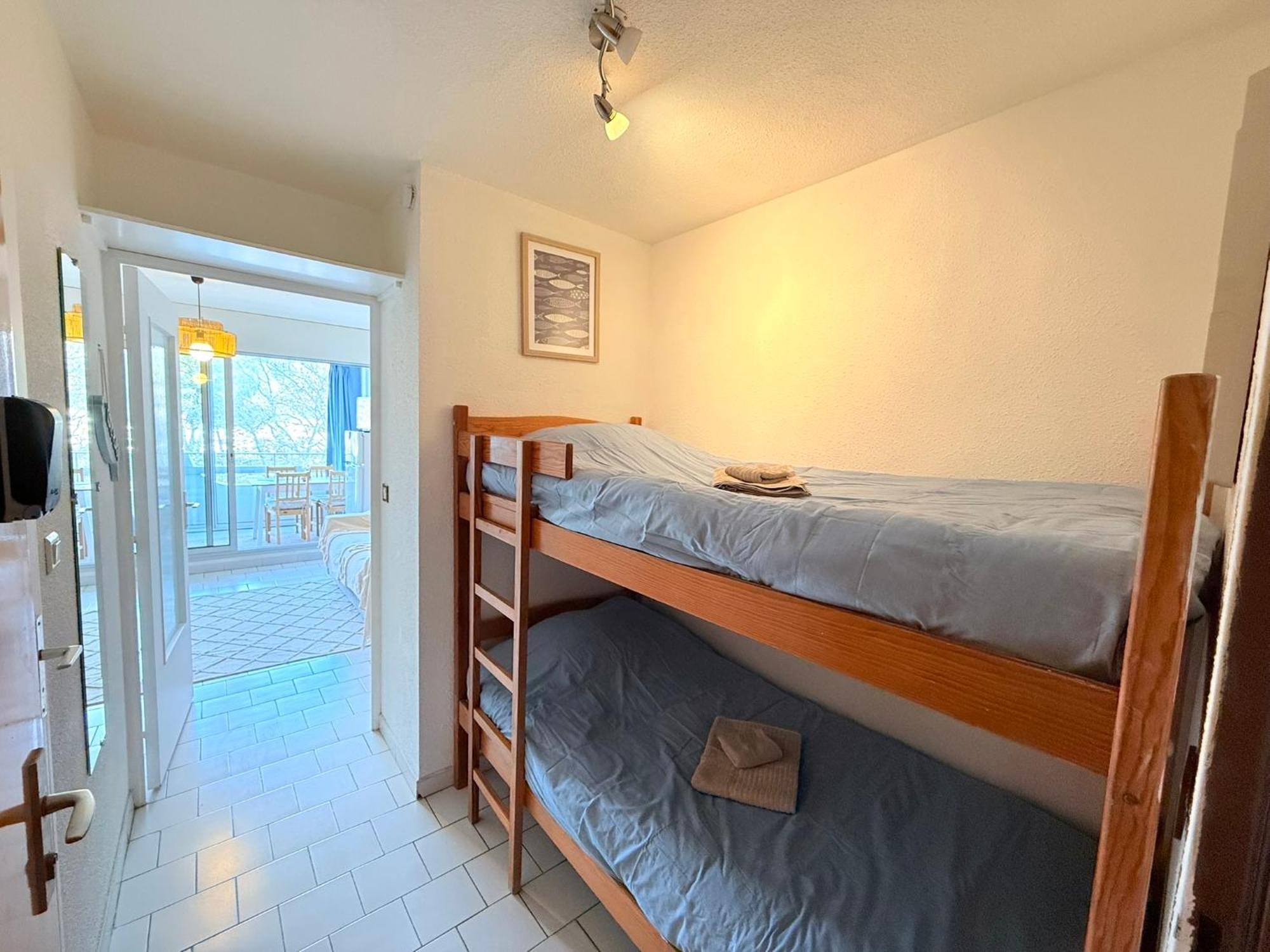 Appart Grande Motte Quartier Couchant - Parking - Balcon- Piscine - Plage 300M لا غراند موت المظهر الخارجي الصورة